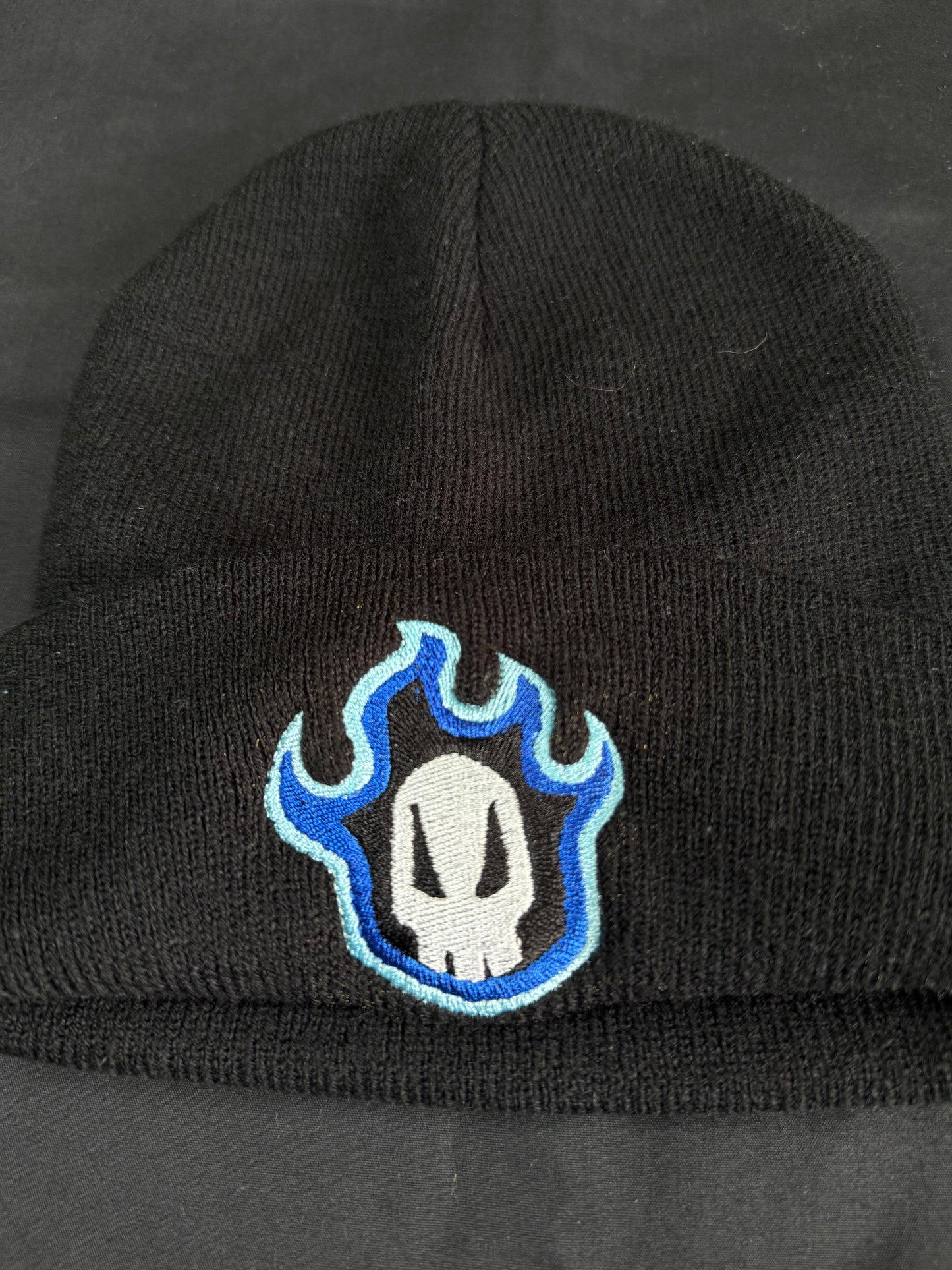 Anime Inspired Embroidered Beanie Soul Reaper