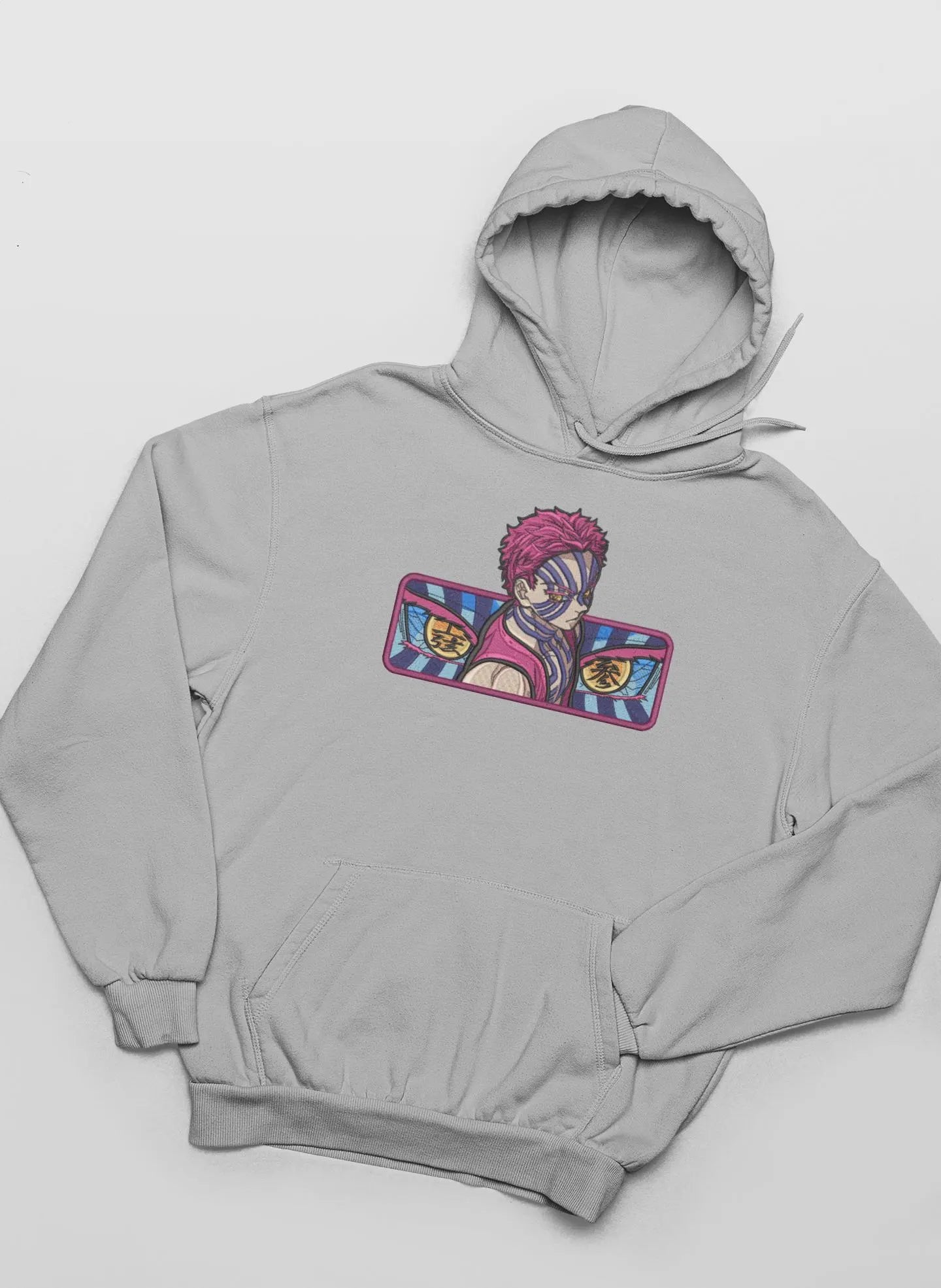 Anime Inspired Embroidered Design Demon Hunter Shirt/Sweatshirt/Hoodie Great Gift For Anime Lovers.