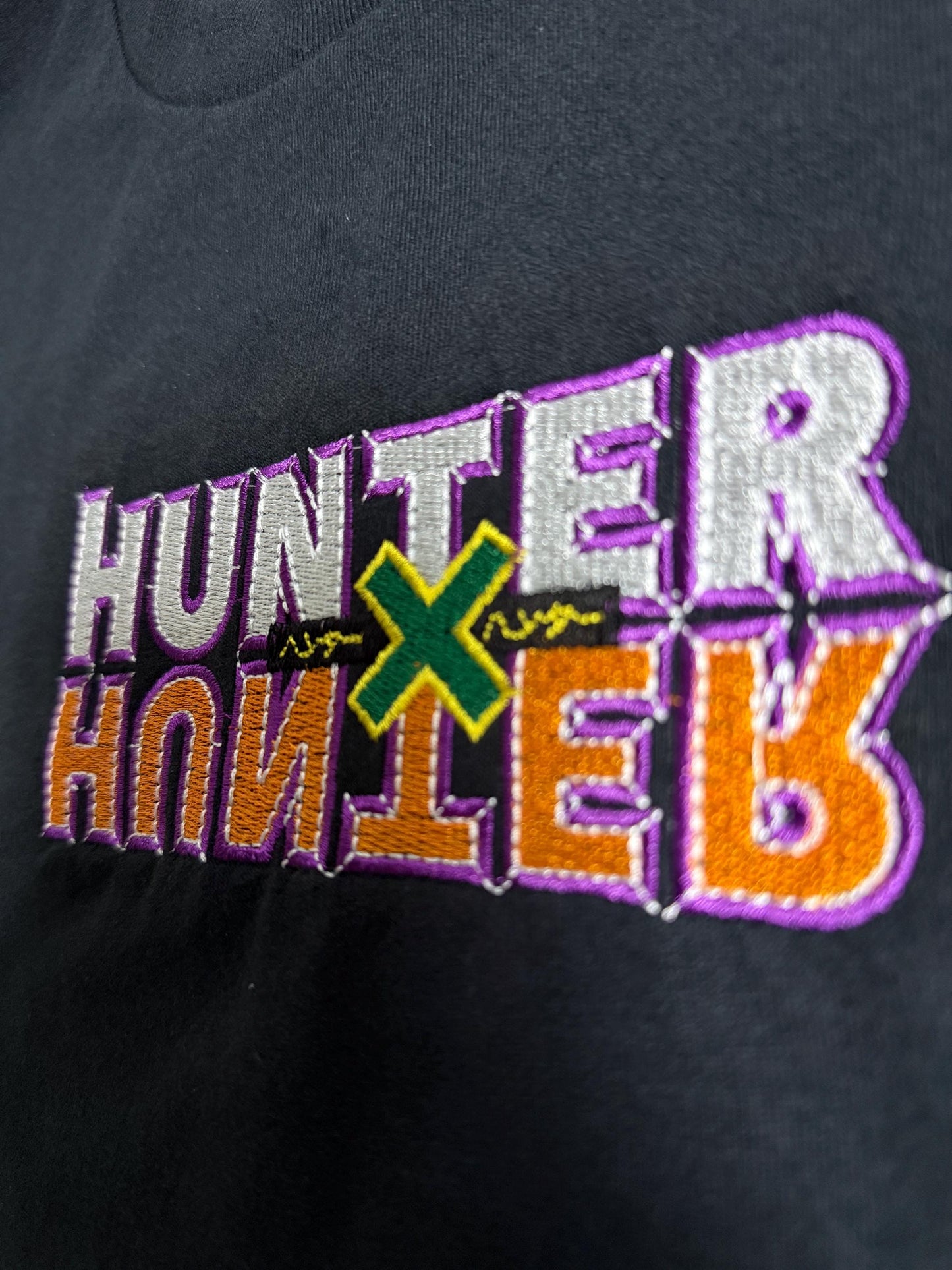 Anime Inspired Embroidered Hunter Shirt/Sweatshirt/Hoodie.