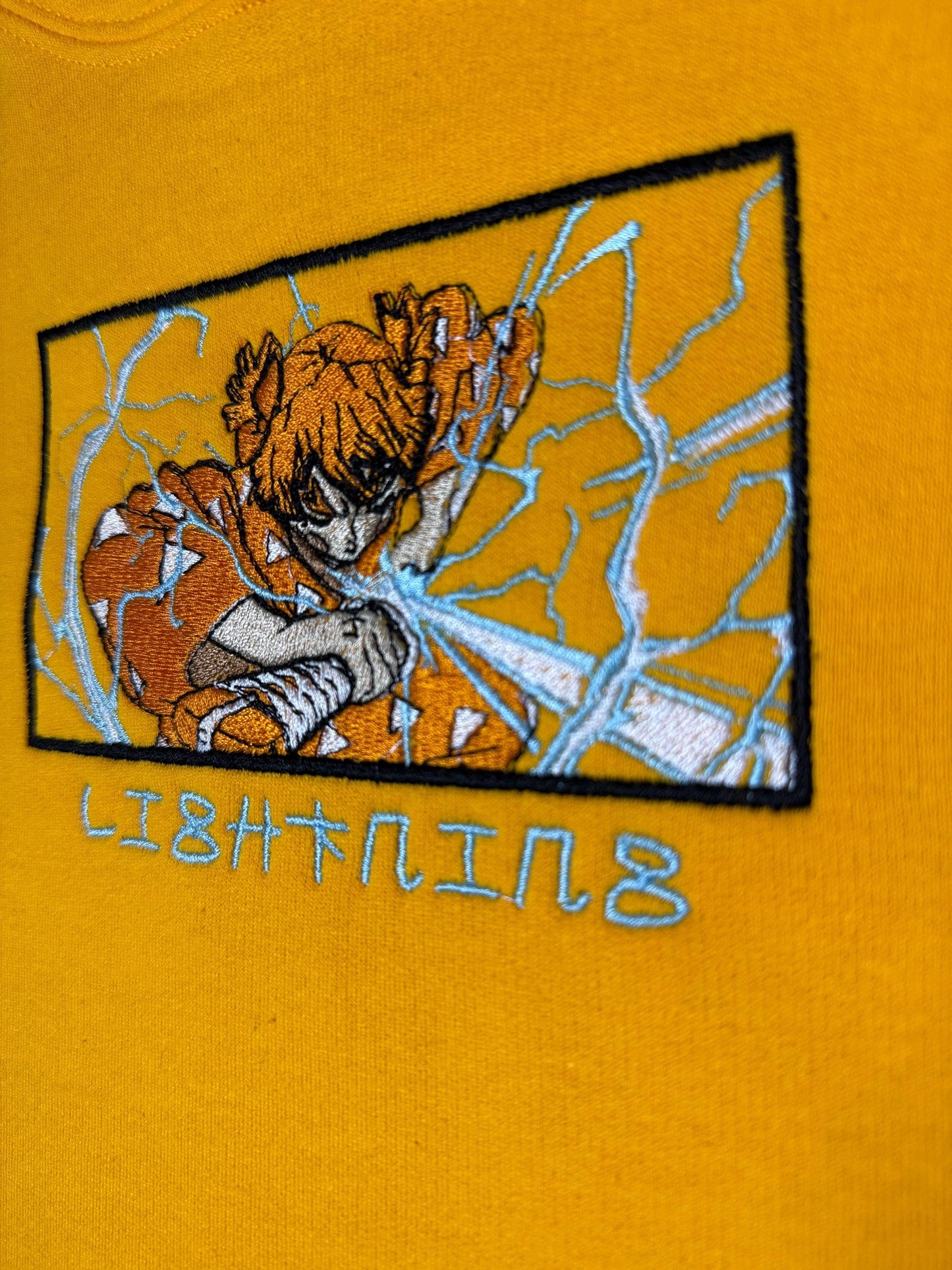 Anime Inspired Embroidered Design Demon Hunter Shirt/Sweatshirt/Hoodie.