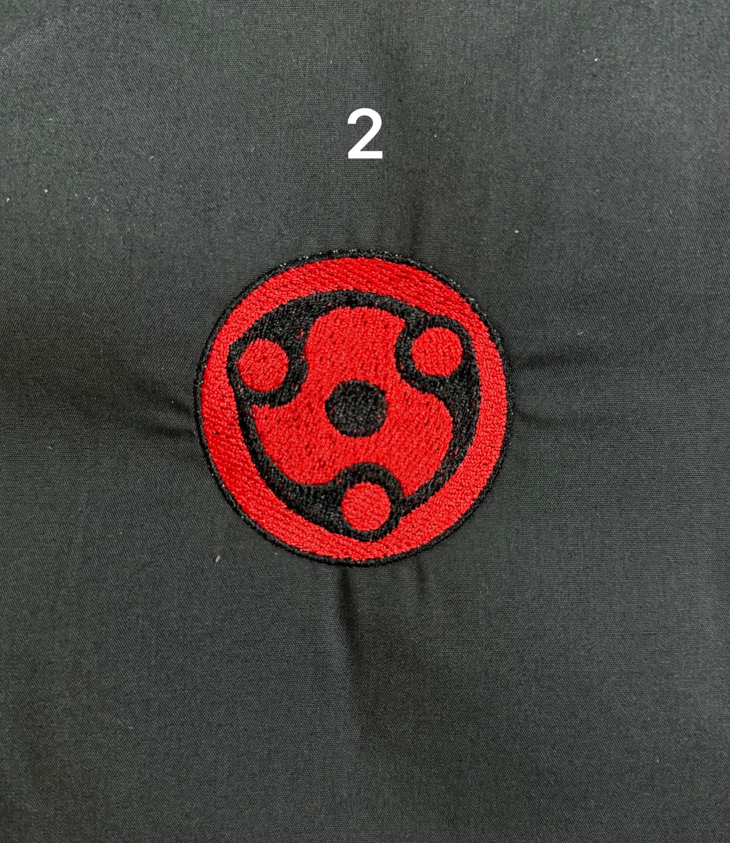 Anime Inspired Shinobi Power Eye Iron On Embroidered Patch  For Clothes And Accessories