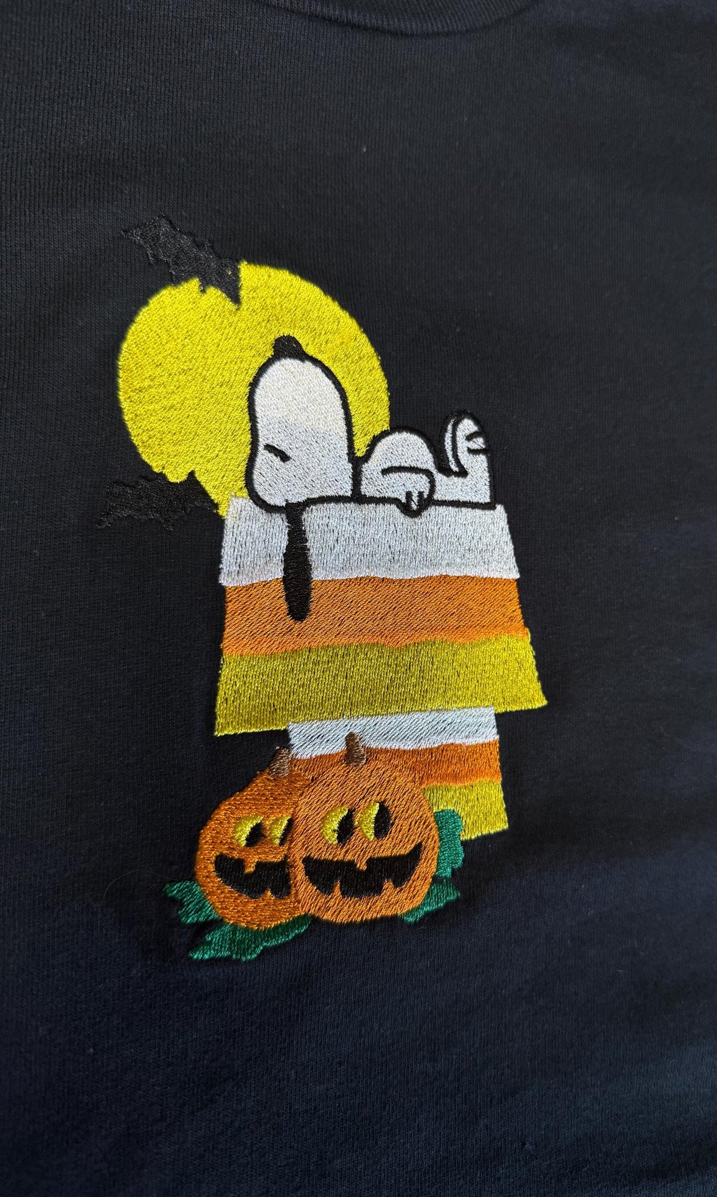 Embroidered Halloween Spooky Season Fall Dog Shirt/Sweatshirt/Hoodie.