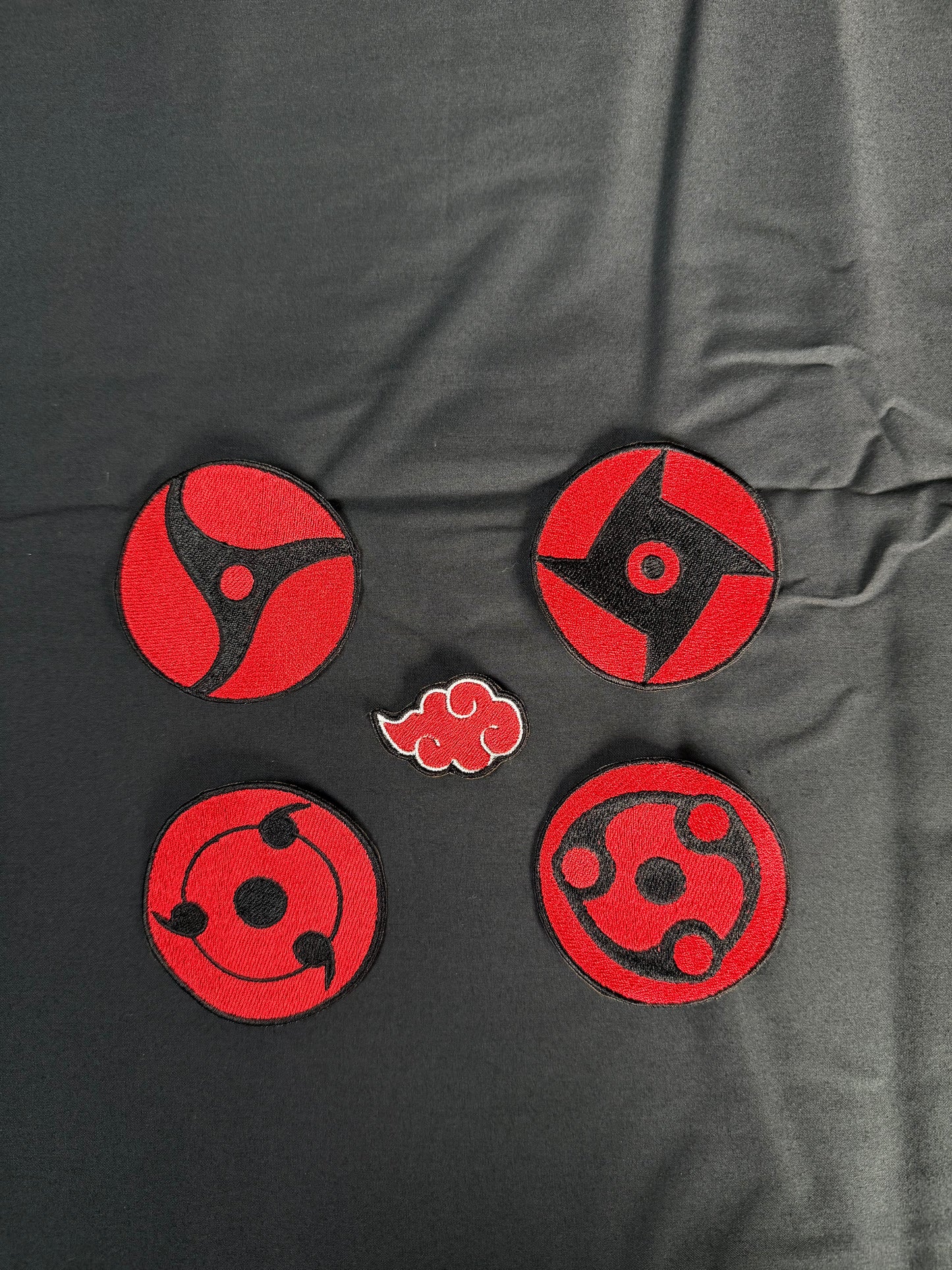 Anime Inspired Shinobi Power Eye Iron On Embroidered Patch  For Clothes And Accessories