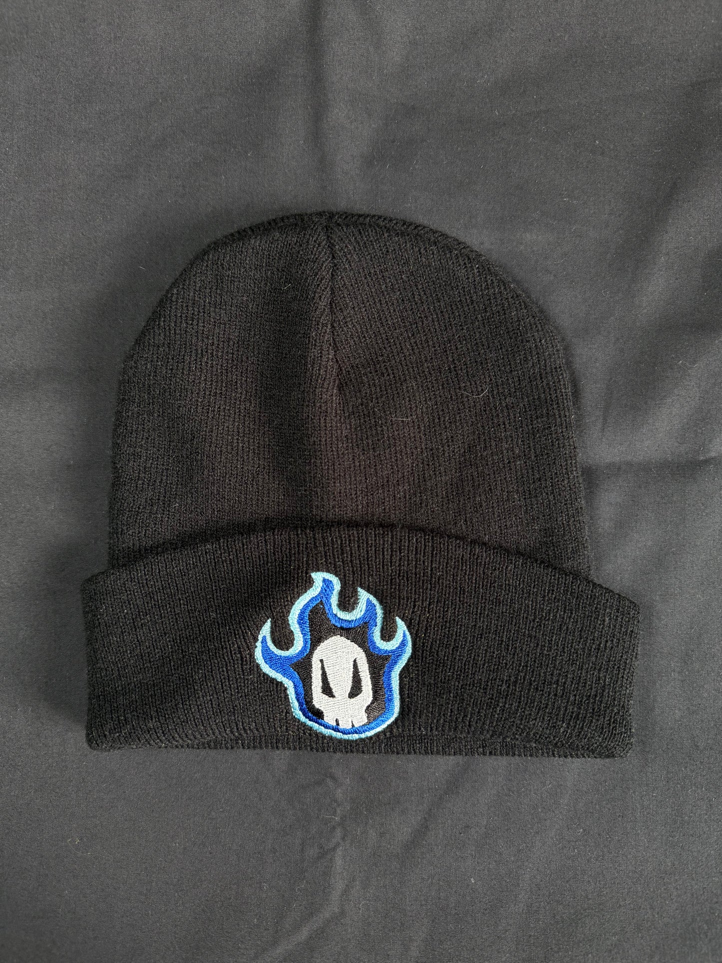Anime Inspired Embroidered Beanie Soul Reaper