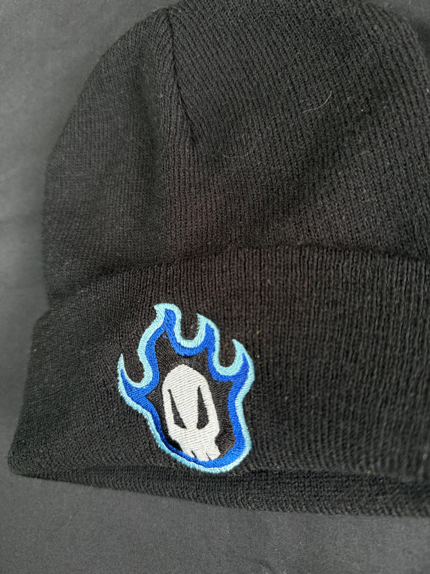 Anime Inspired Embroidered Beanie Soul Reaper
