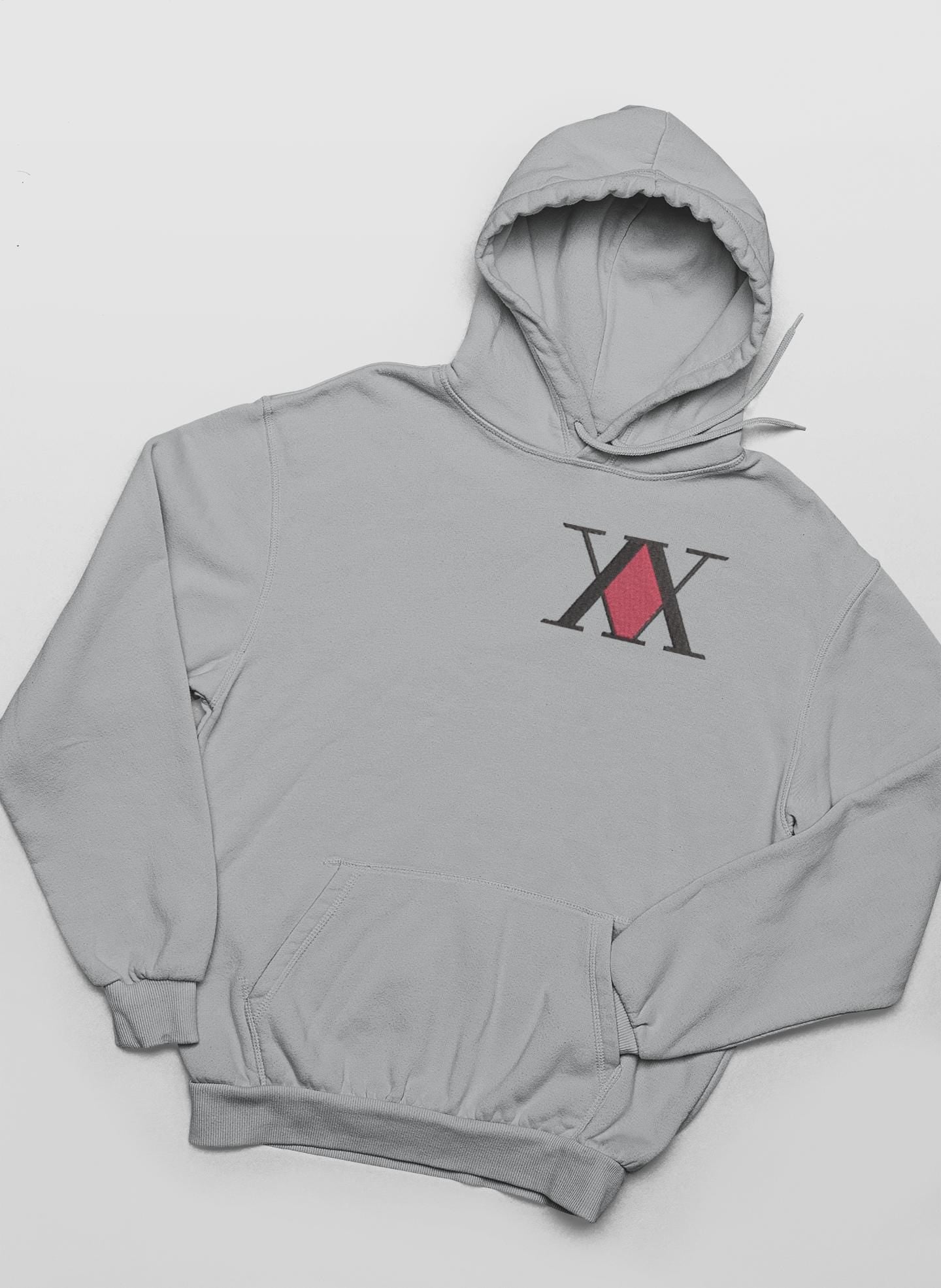 Anime Inspired Left Side Embroidered Hunter Shirt/Sweatshirt/Hoodie.