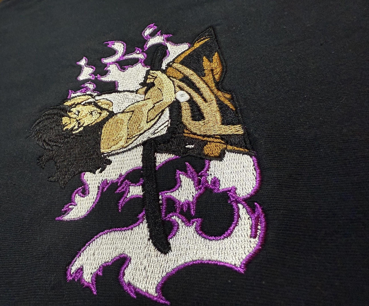Anime Inspired Embroidered Clover Wizard /Sweatshirt/Hoodie.