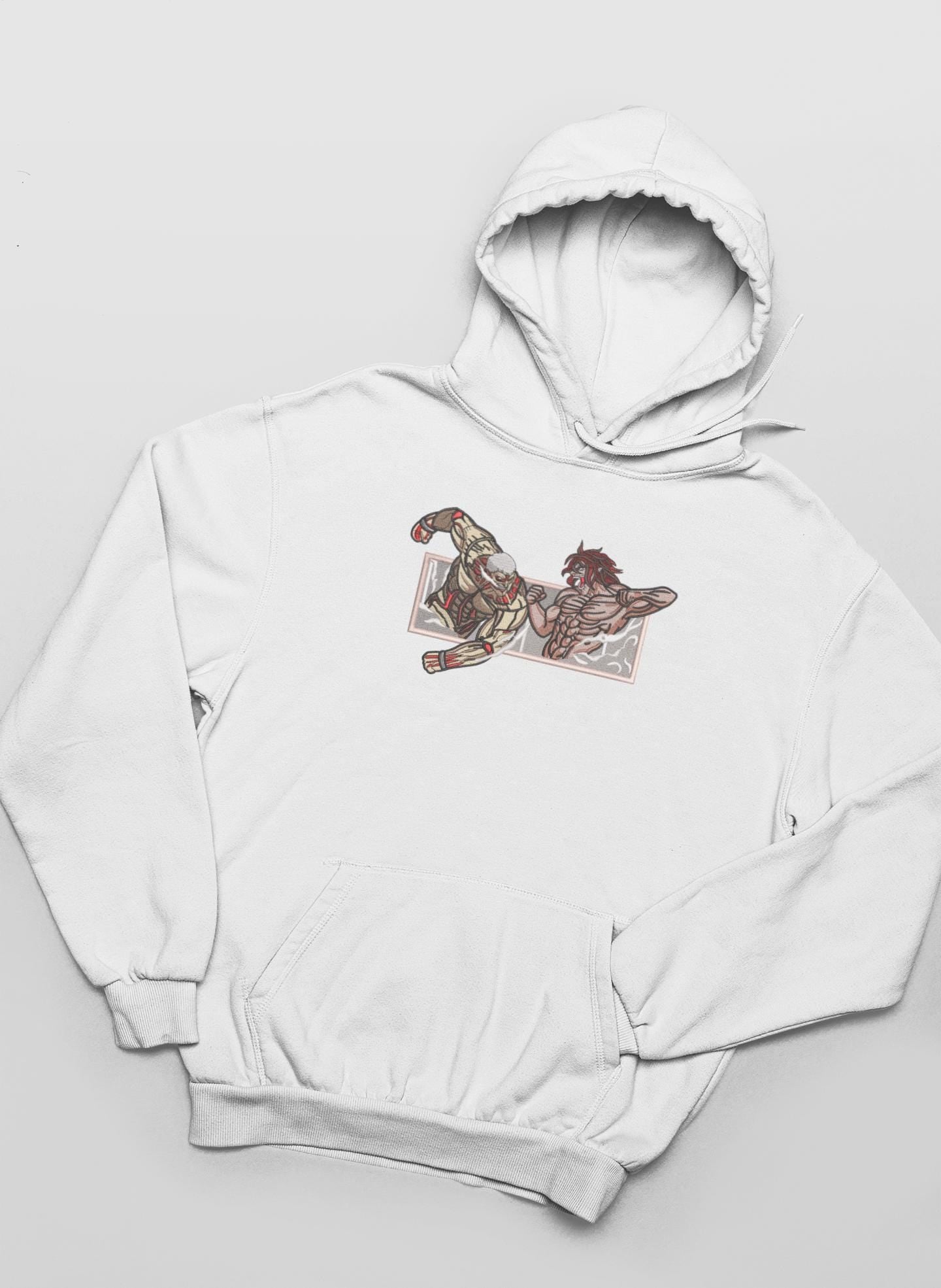 Anime Inspired Embroidered Aot Fight shirt/sweatshirt/hoodie.