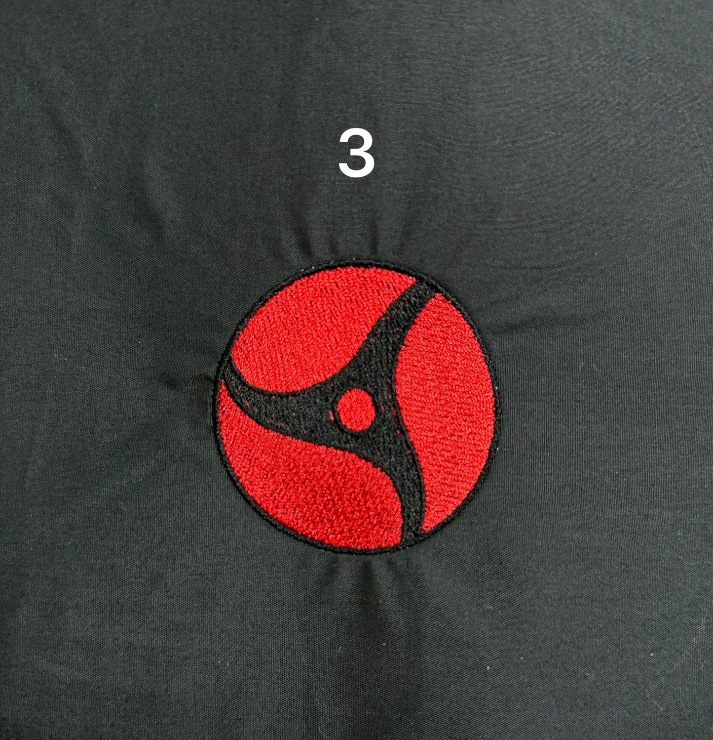 Anime Inspired Shinobi Power Eye Iron On Embroidered Patch  For Clothes And Accessories