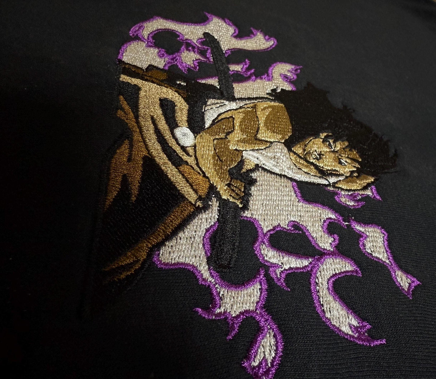 Anime Inspired Embroidered Clover Wizard /Sweatshirt/Hoodie.