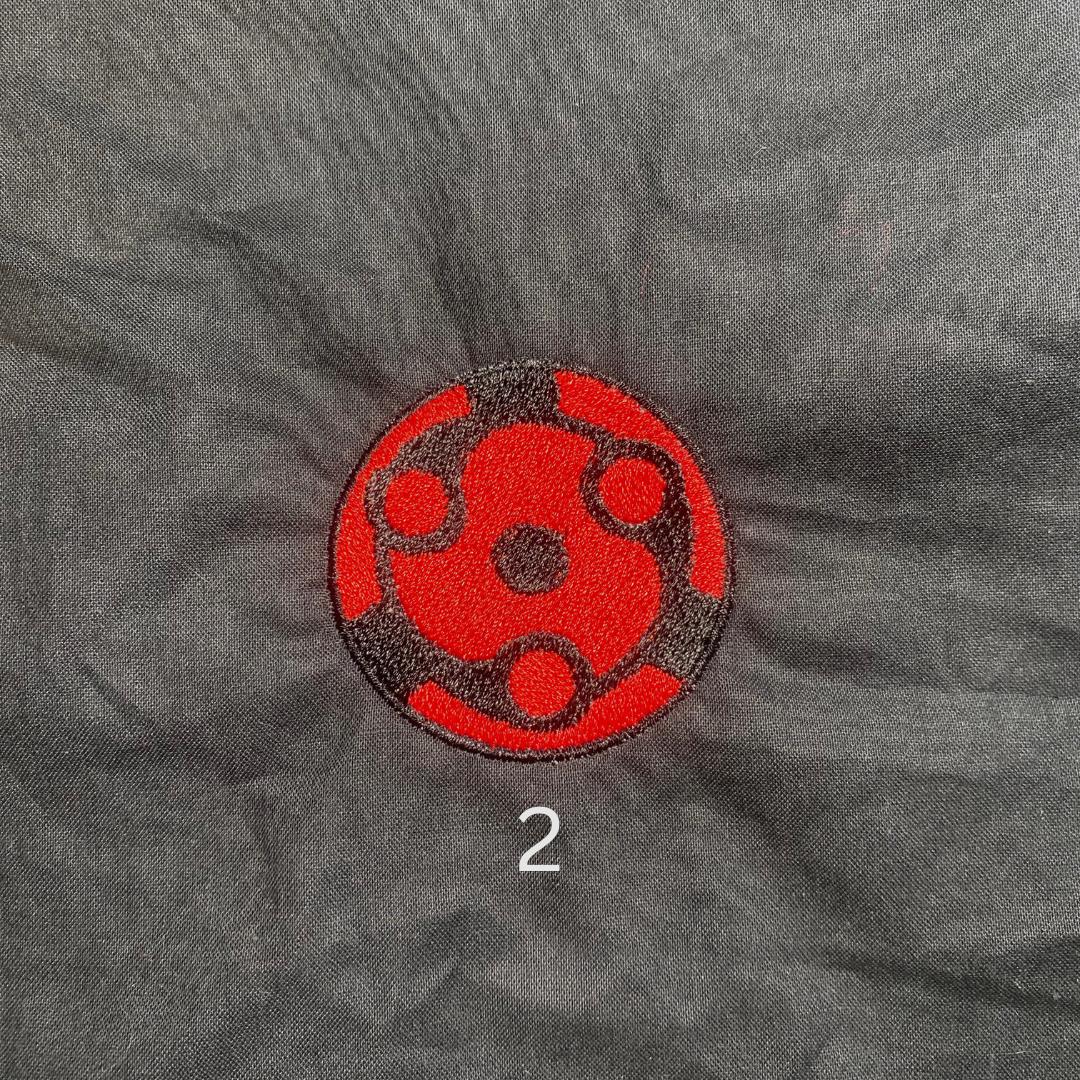 Anime Inspired Shinobi Power Eye Iron On Embroidered Patch For Clothes And Accessories