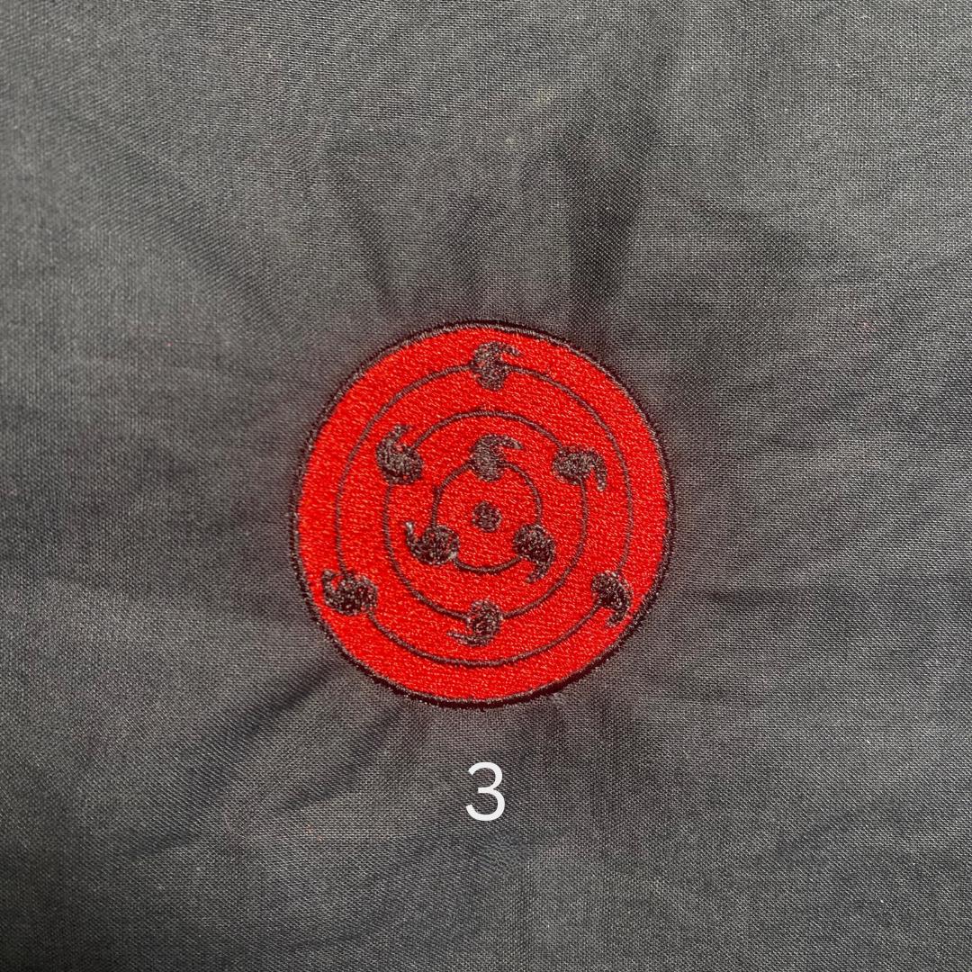 Anime Inspired Shinobi Power Eye Iron On Embroidered Patch For Clothes And Accessories