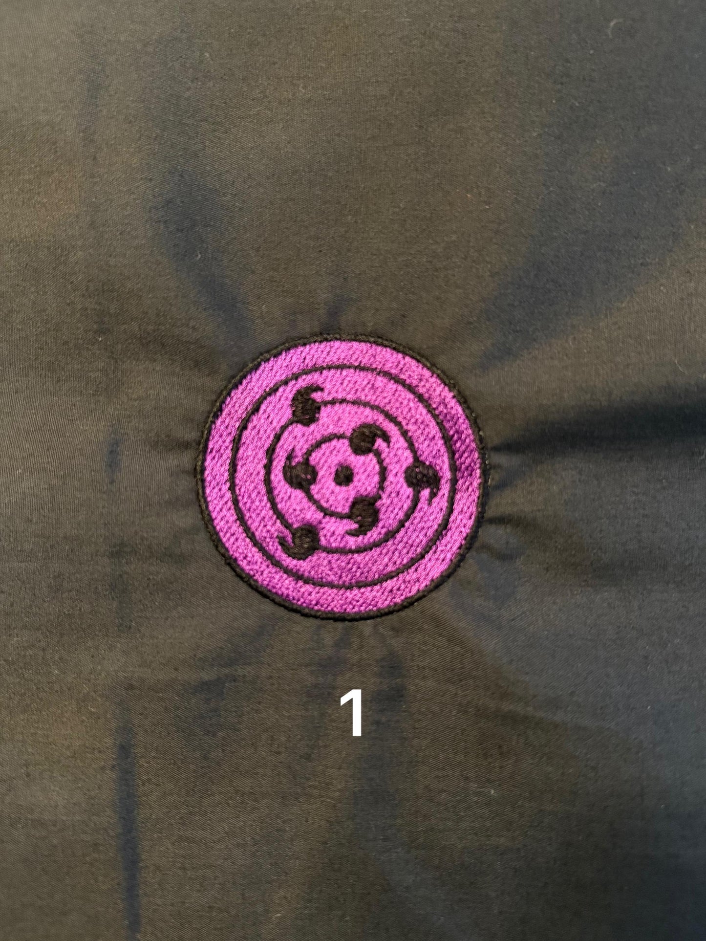 Anime Inspired Shinobi Power Eye Iron On Embroidered Patch For Clothes And Accessories