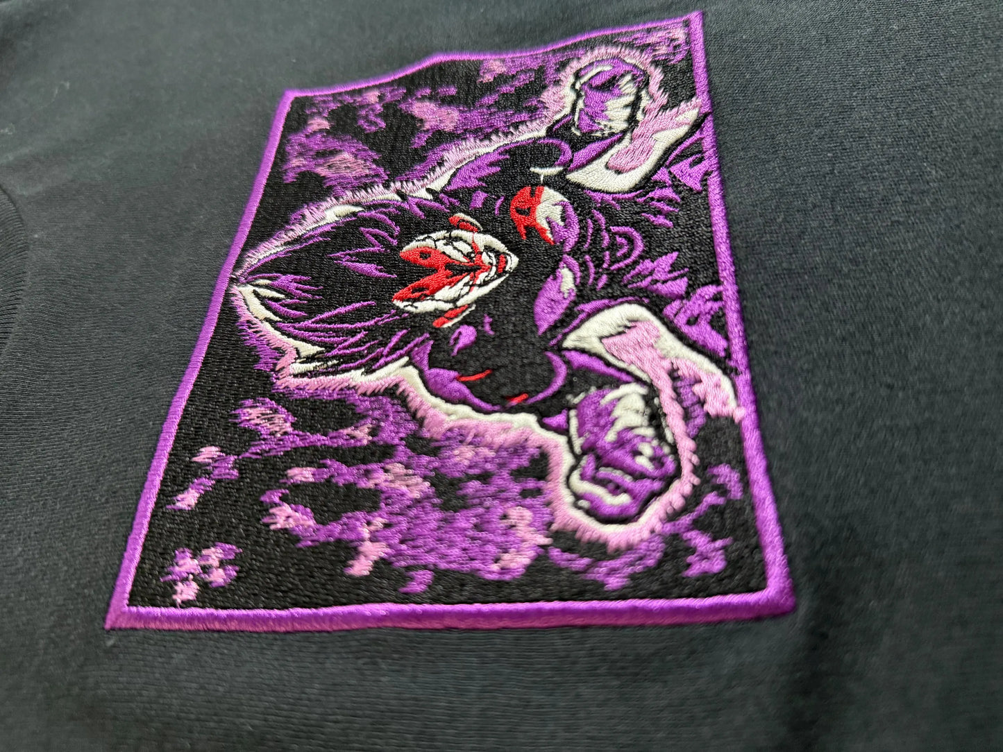 Anime Inspired Embroidered Dragon Warrior Shirt/Sweatshirt/Hoodie.