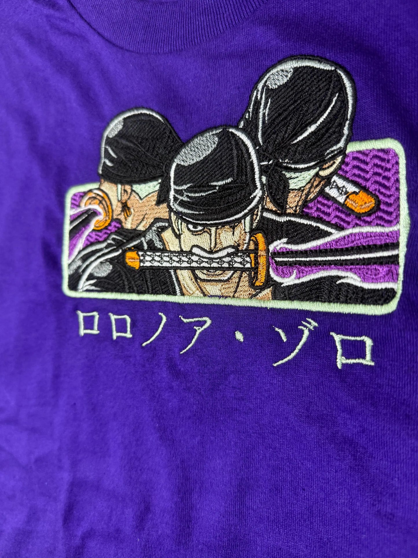 Anime Inspired Embroidered Pirate Shirt/Sweatshirt/Hoodie Great Gift For Anime Lovers.