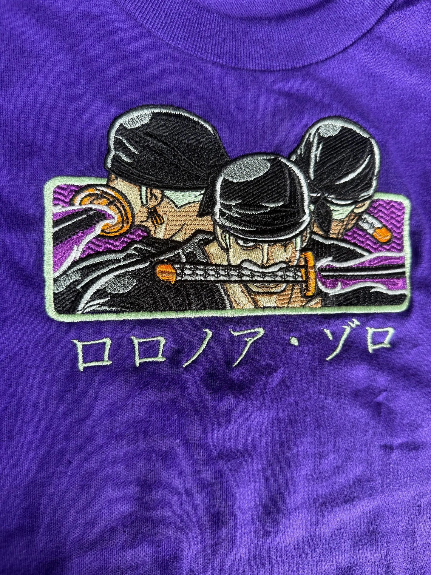 Anime Inspired Embroidered Pirate Shirt/Sweatshirt/Hoodie Great Gift For Anime Lovers.