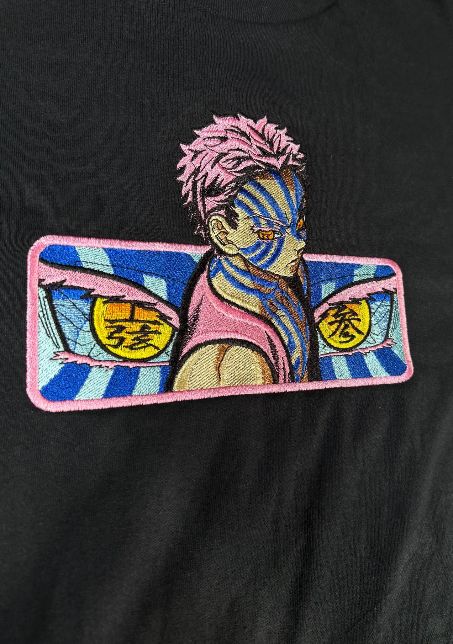 Anime Inspired Embroidered Design Demon Hunter Shirt/Sweatshirt/Hoodie Great Gift For Anime Lovers.