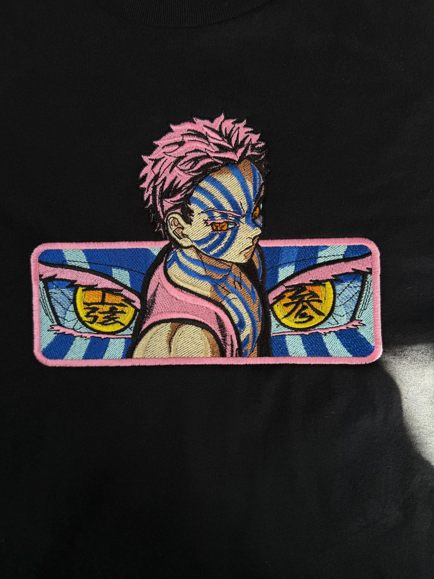 Anime Inspired Embroidered Design Demon Hunter Shirt/Sweatshirt/Hoodie Great Gift For Anime Lovers.