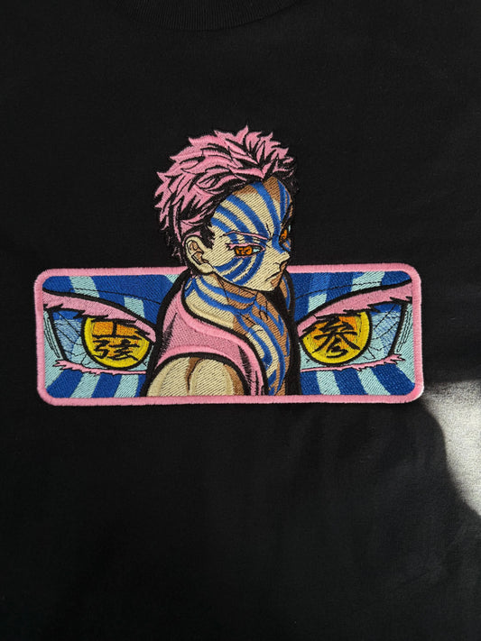 Anime Inspired Embroidered Design Demon Hunter Shirt/Sweatshirt/Hoodie Great Gift For Anime Lovers.