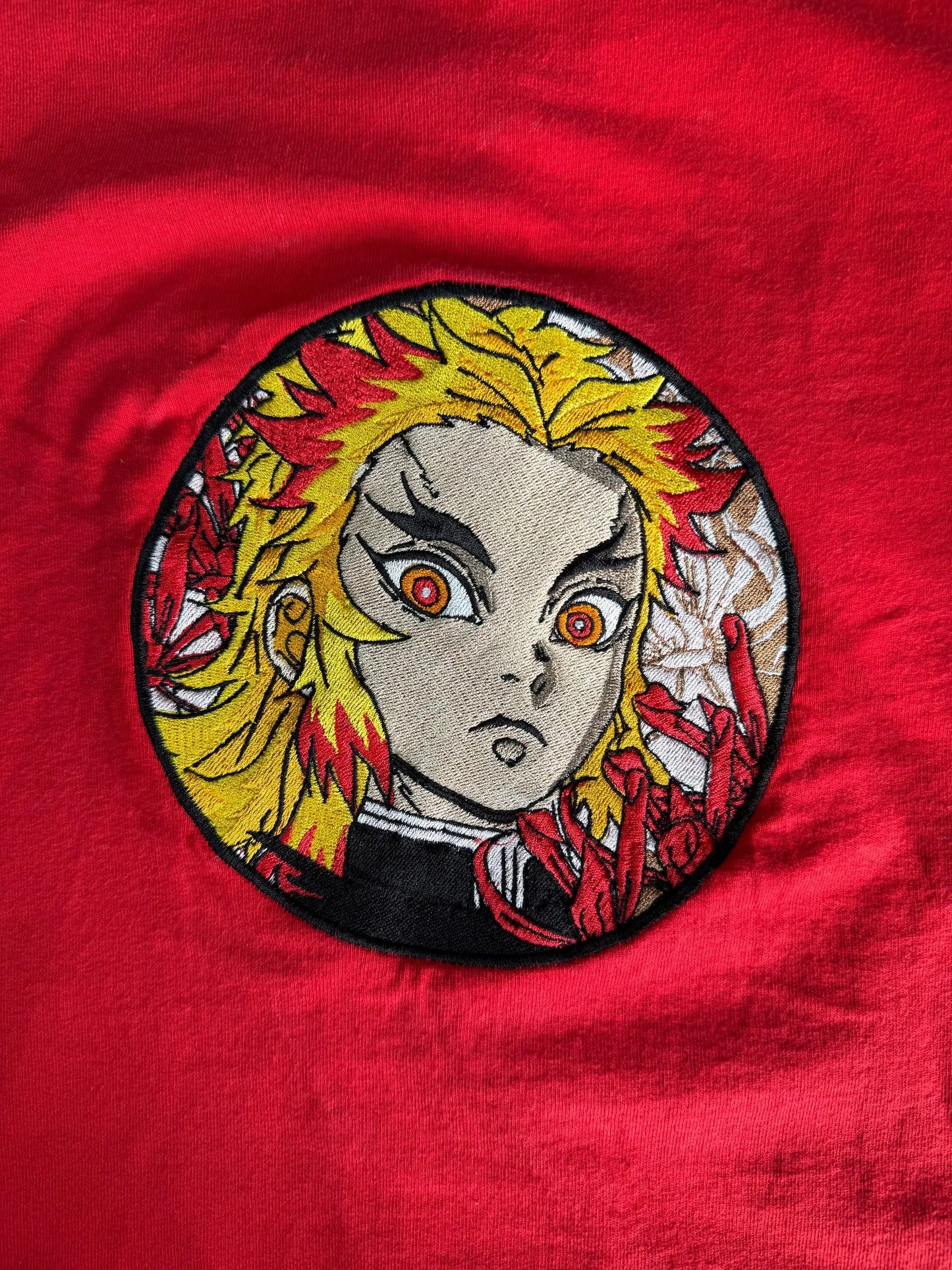 Anime Inspired Embroidered Design Demon Hunter Shirt/Sweatshirt/Hoodie Great Gift For Anime Lovers.