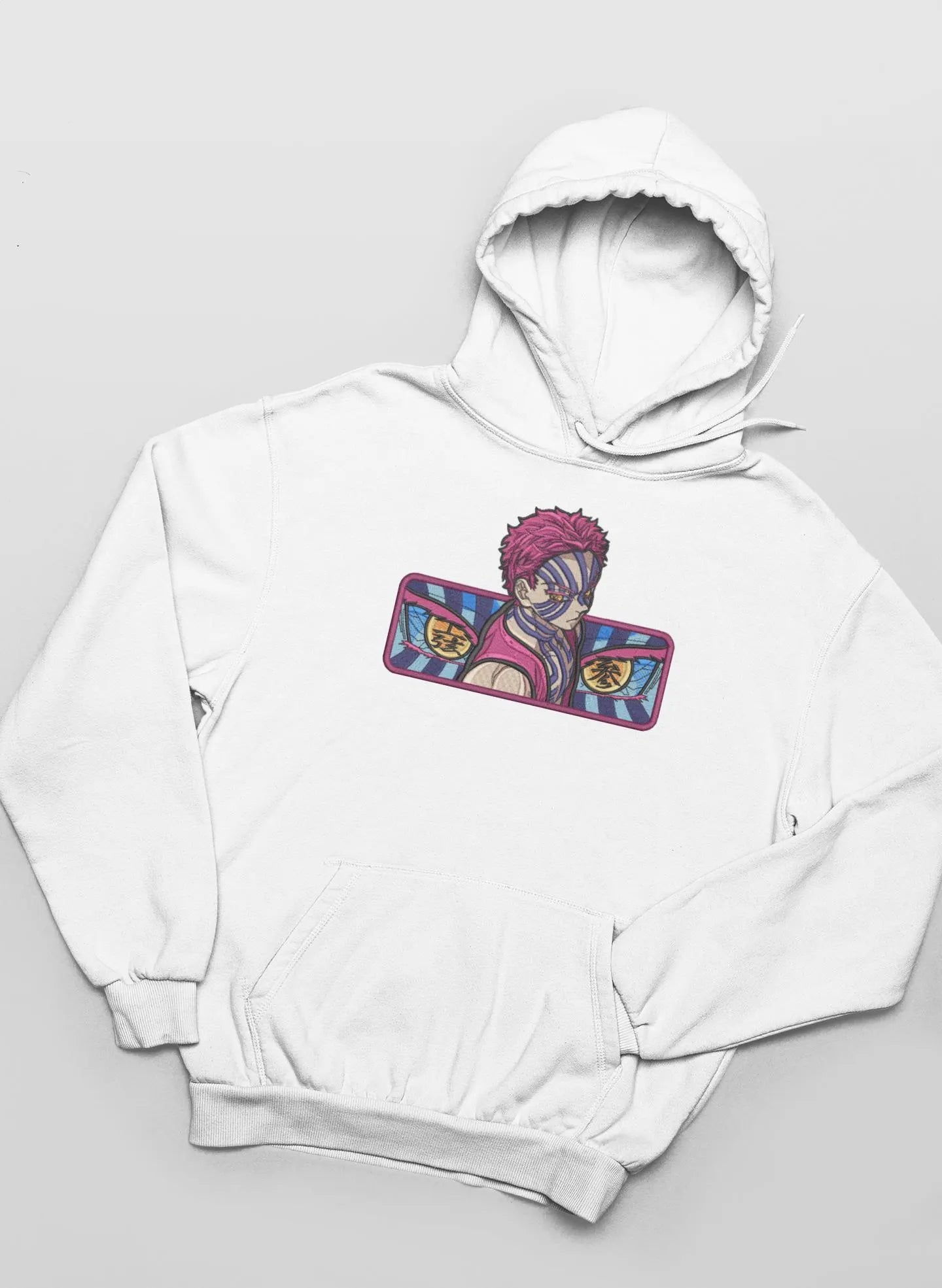 Anime Inspired Embroidered Design Demon Hunter Shirt/Sweatshirt/Hoodie Great Gift For Anime Lovers.