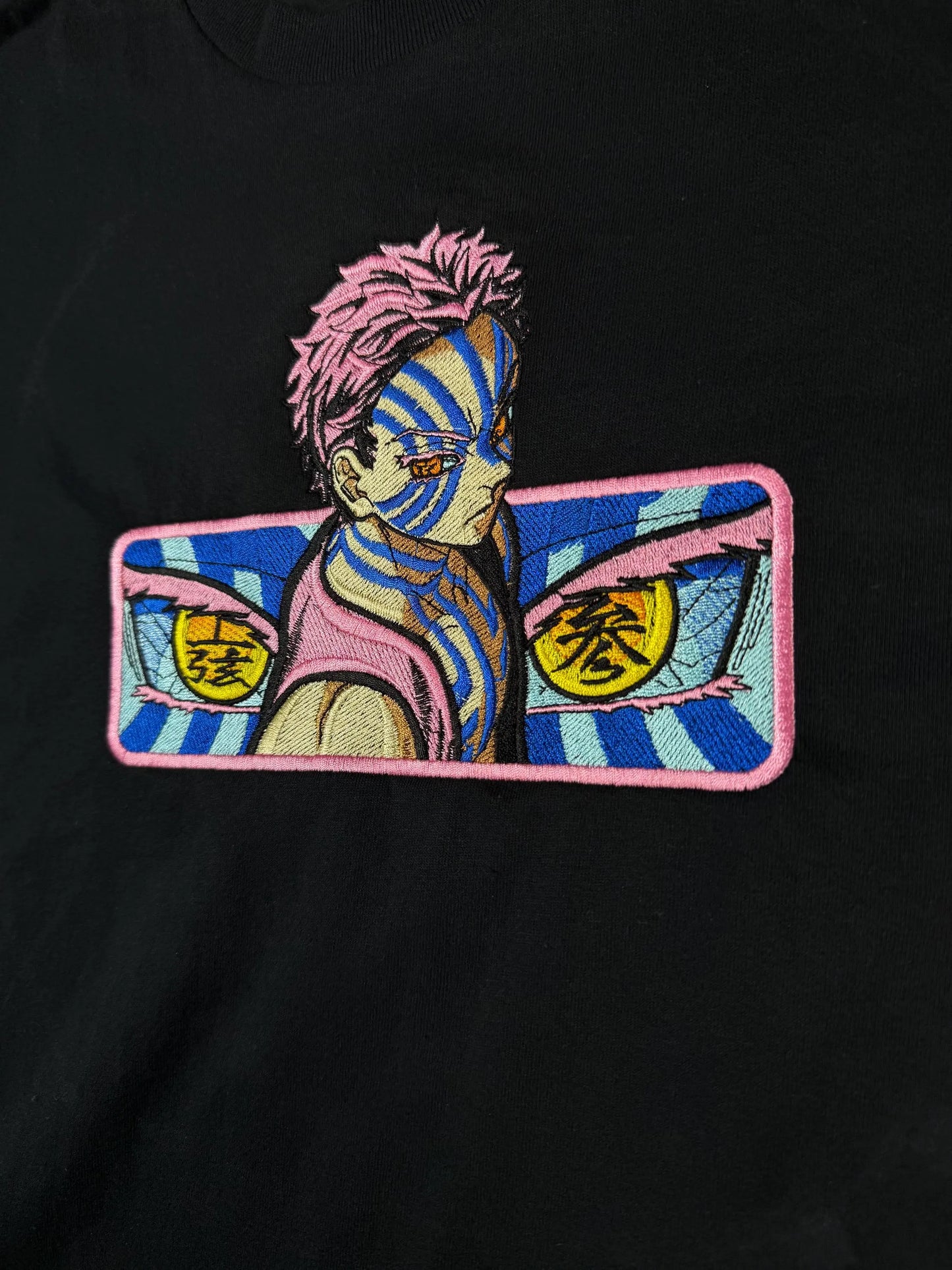 Anime Inspired Embroidered Design Demon Hunter Shirt/Sweatshirt/Hoodie Great Gift For Anime Lovers.