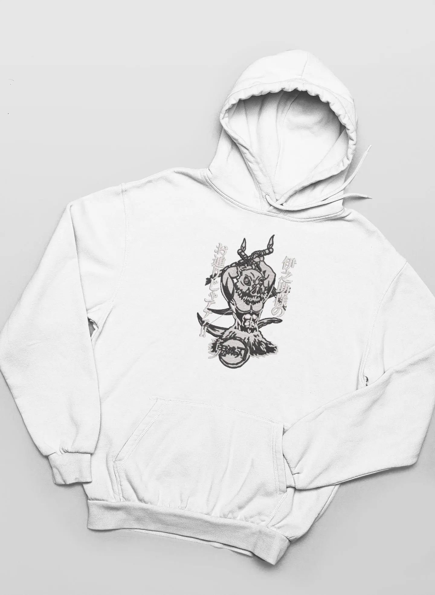 Anime Inspired Embroidered Design Demon Hunter Shirt/Sweatshirt/Hoodie Great Gift For Anime Lovers.