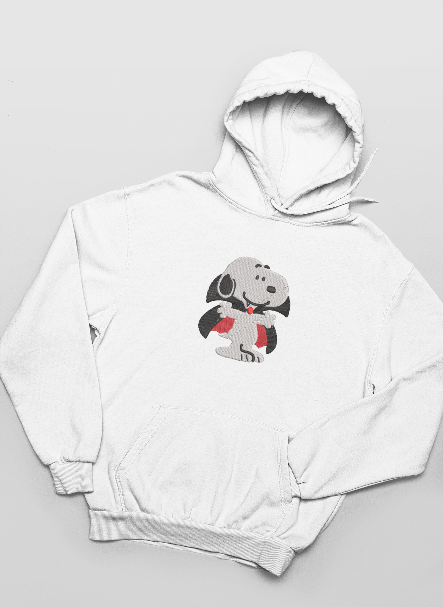 Embroidered Halloween Vampire Dog Spooky Season Fall Shirt/Sweatshirt/Hoodie