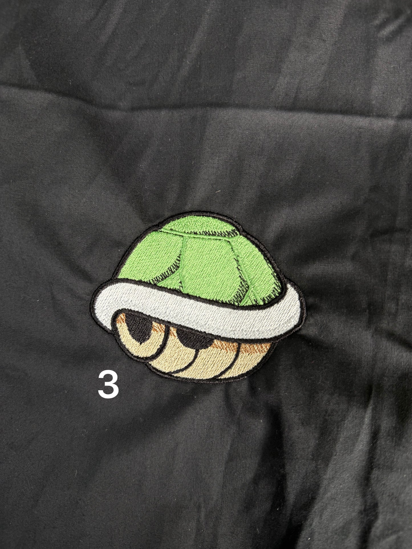 Turtle Shell Video Game Iron On Embroidered Patch For Clothes And Accessories