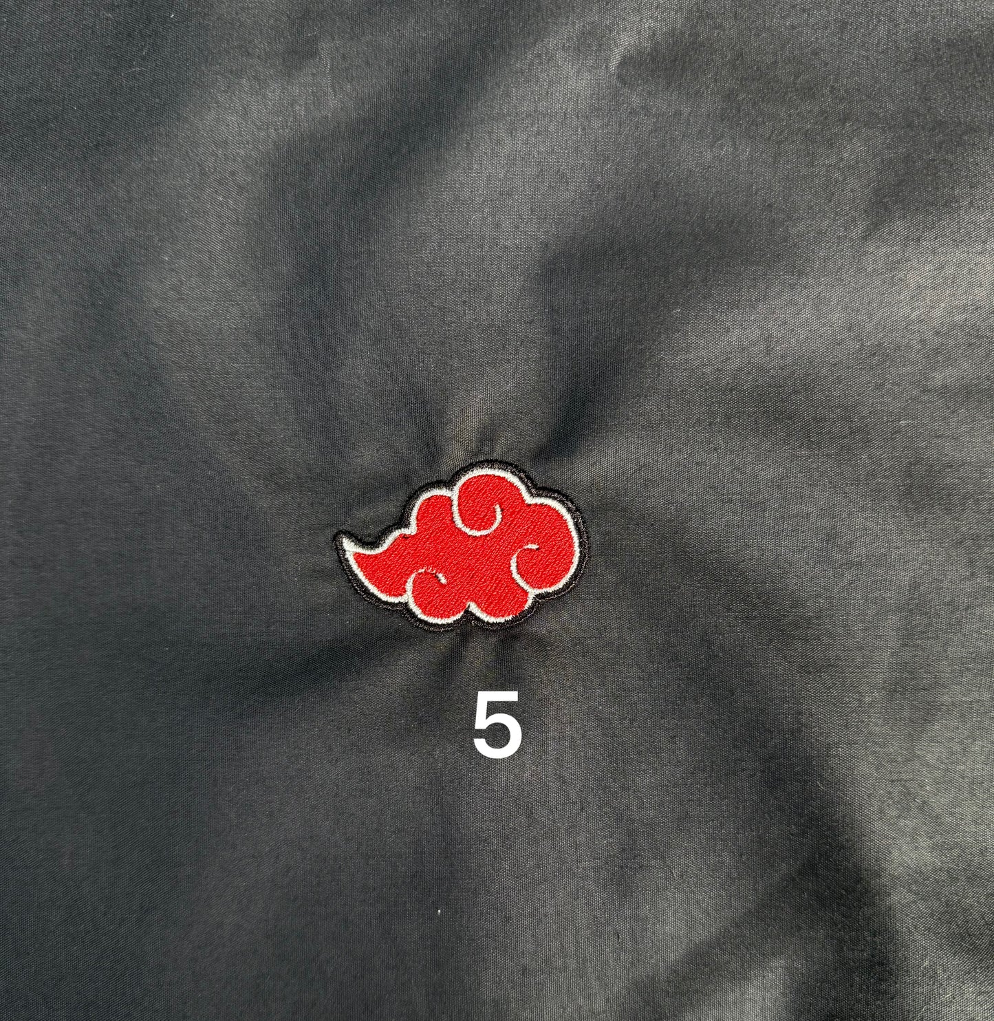 Anime Inspired Shinobi Power Eye Iron On Embroidered Patch  For Clothes And Accessories